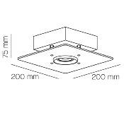 Plafón Equal 20 C. ref.6707